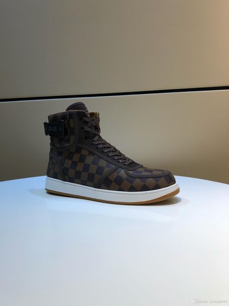 

high-quality men's fashion casual sports shoes, comfortable wild high-shoes, high-quality men's shoesas, Red;white