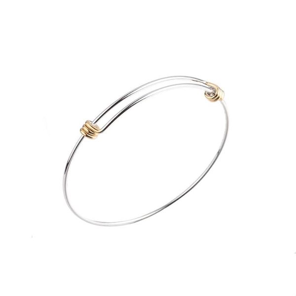

1.6mm thick stainless steel bangle bracelet expandable wrist bangle bracelet wholesale 10pcs, Black