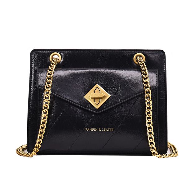 

сумка 2020 осени новой волна корейская версия текстурированных женщин дикой сумка цепь мода небольшой площадь