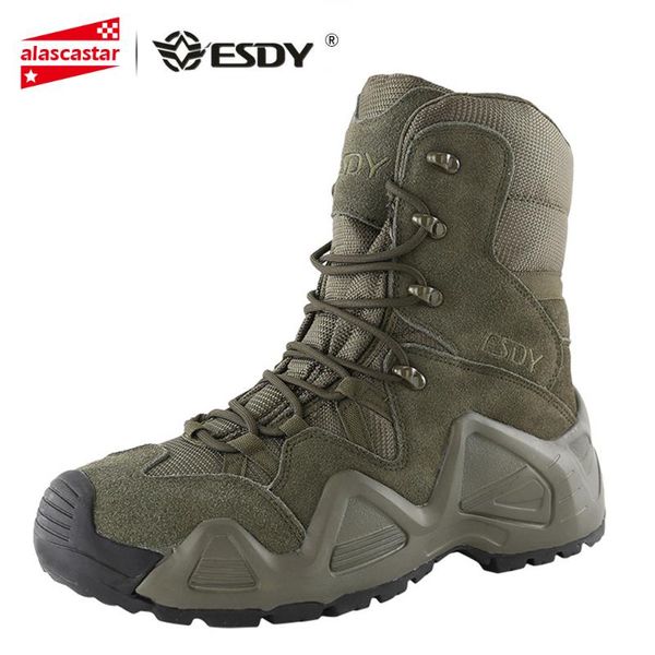 

esdy motorcycle boots high ankle racing moto boots quality special force tactical desert combat army work