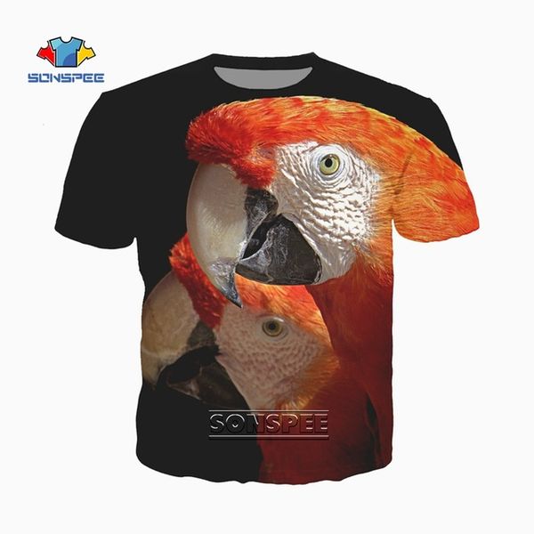 

3d animal print parrot pullover men 3d print shirts anime aesthetic hentai men clothing