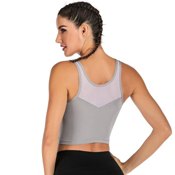 

women yoga shirts sports tank fitness crop sleeveless solid running shirt sport gym clothes tank sportswear, White;black
