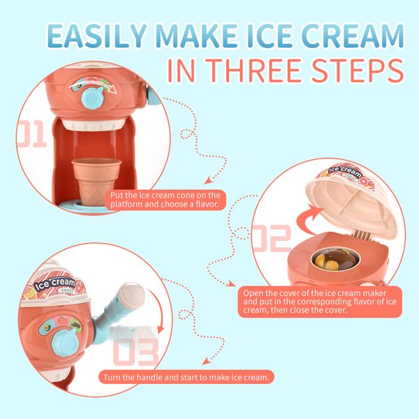 

children's ice cream machine set puzzle baby toys kids educational toys for girl play house toy pretend game