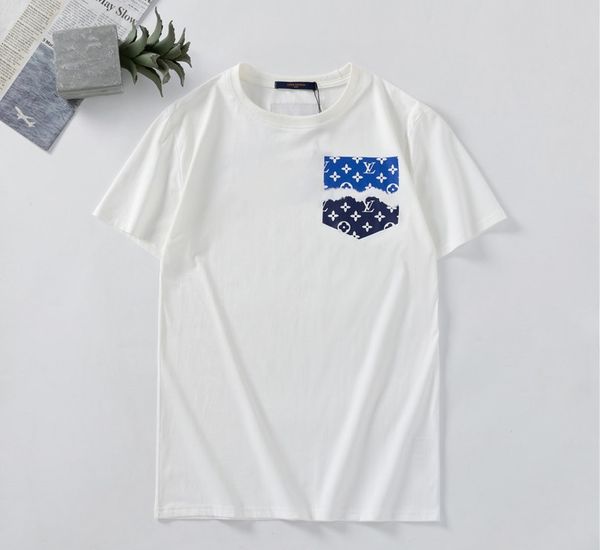 

vintage europe paris embroidery contrast t-shirt mens t shirts casual men women clothes cotton tee, White;black