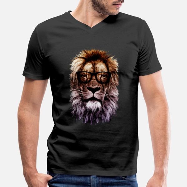 

hipster lion t shirt men character short sleeve s-xxxl outfit gift comfortable spring letters shirt
