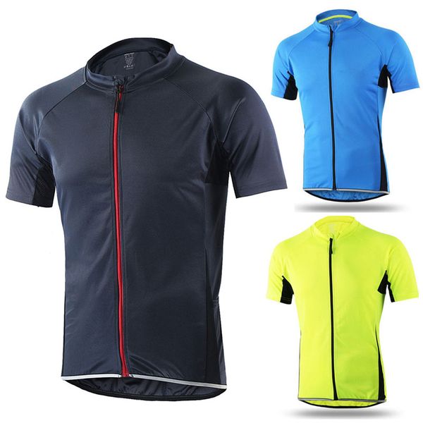 

2020 outdoor cycling jerseys mtb bicycle jersey refective 3+1 pockets custom logo mountain cycling, Black;red