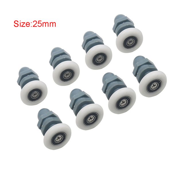 

8pcs sliding shower door rollers silent bearing hardware runners wheels pullers