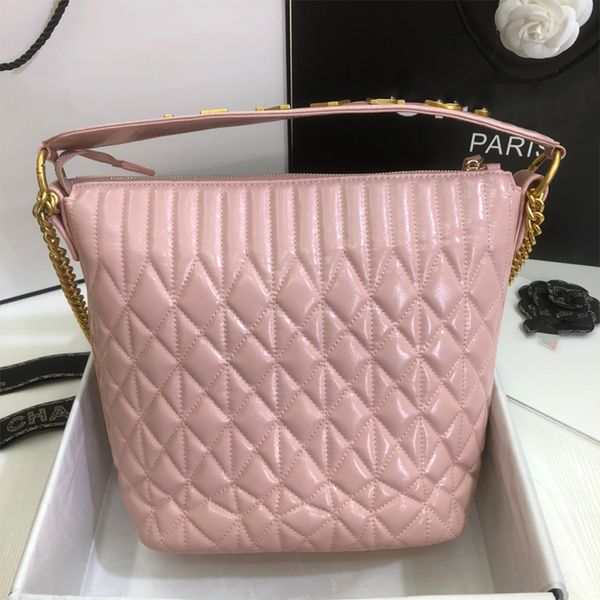 

7a high-end quality fashion classic ladies' 2020 new series hippie bag shoulder bag flashing oil-proof wax leather rain-proof sweat-pro