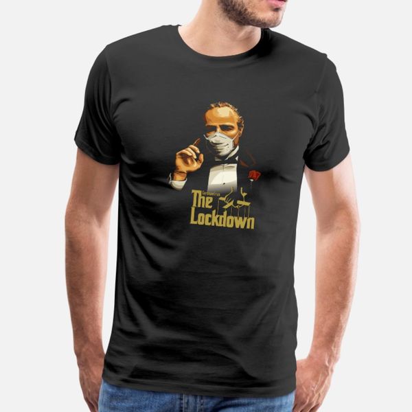 

the lockdown t shirt men printed cotton euro size s-3xl fit graphic comfortable summer style unique shirt