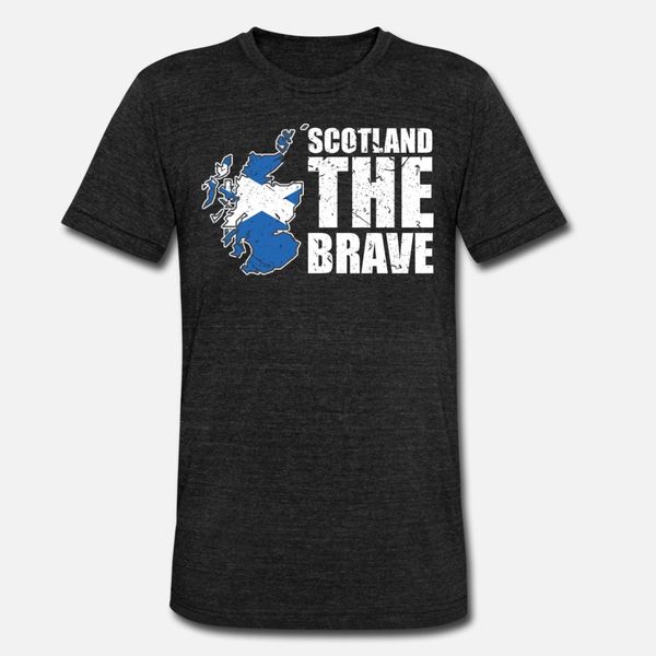 

scotland t shirt men printed short sleeve round collar pattern crazy comical spring slim shirt