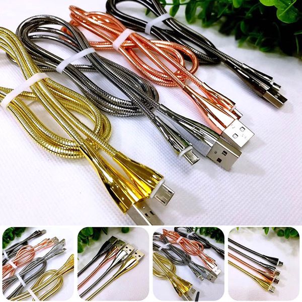 

1m 3ft micro usb cables nylon braided charging cable for android samsung sony lg cell phone usb charger dhl