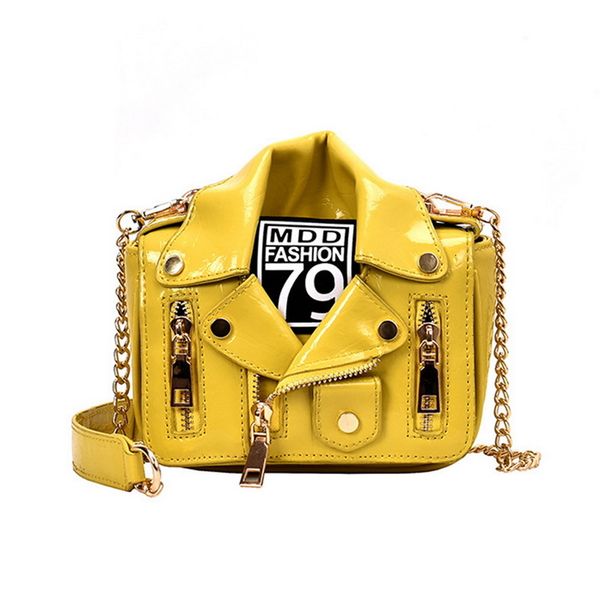 

women crossbody bags fashion motorcycle bags jacket shape shoulder messenger bag pu leather handbag
