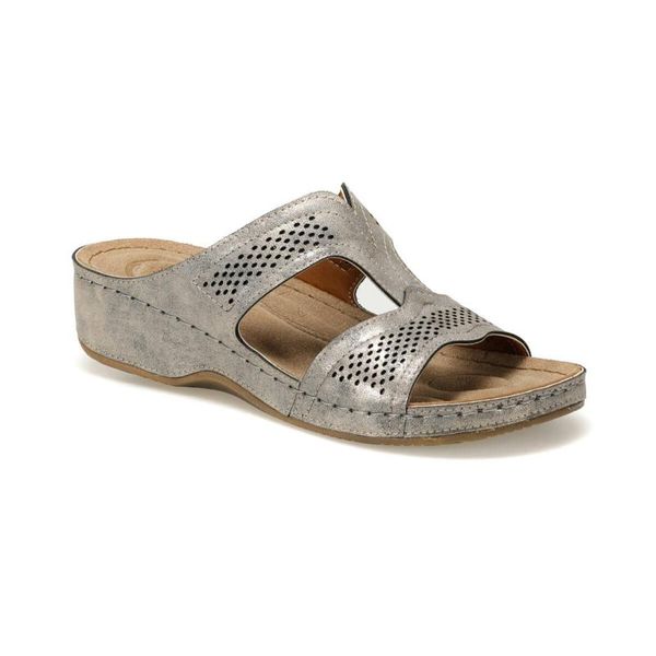 

flo 91.100742.z anthracite women slippers polaris 5 point, Black