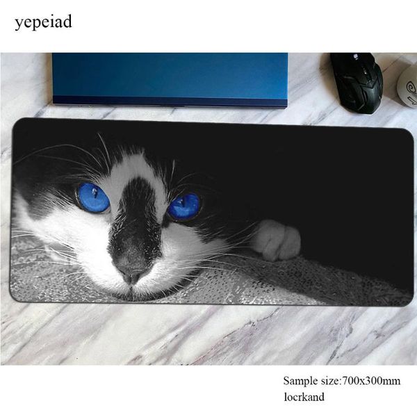

mouse pads & wrist rests cat mousepad customized 900x400x4mm computer mat gamer gamepad pc personality gaming mousemat desk pad office padmo