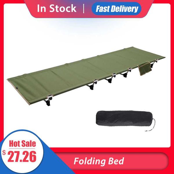 

outdoor backpacking camping cot bed ultralight folding tent hiking mountaineering portable hiking comfortable sleeping bed 2020