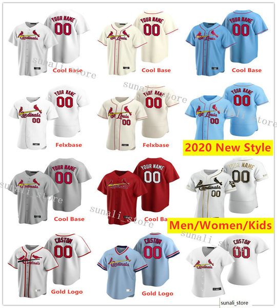 

2020 new men women kids 46 paul goldschmidt 16 kolten wong 43 dakota hudson 48 harrison bader andrew 21 miller jerseys, Blue;black