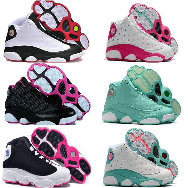 

женская jumpman 13 gs peach площадка aurora green pink он доигрались 13s баскетбол обувь женщина спортивные кроссовки кроссовки 23 дез chaus