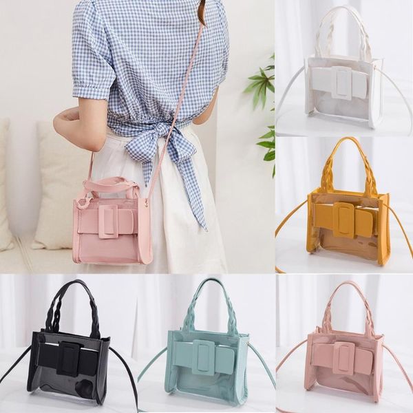 

ocardian new fashion women transparent beach crossbody bag hasp bag simple wild shoulder hand + clutch bolsas mujer