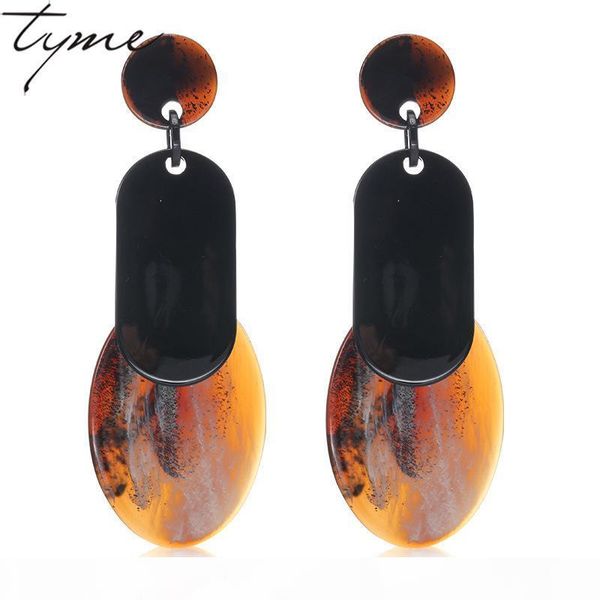 

tyme 2017 ethnic earring vintage long women resin earrings jewelry for party and gift boucles d'oreilles, Golden;silver