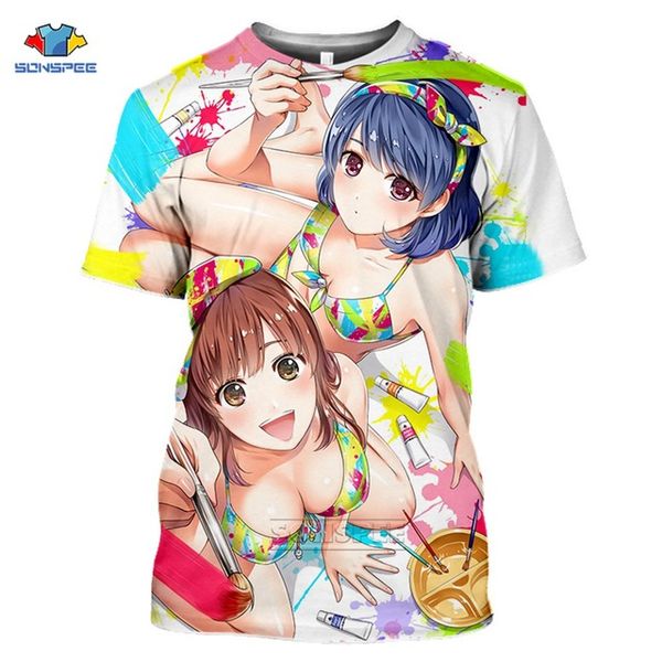 

anime domestic girlfriend rui tachibana na kanojo cosplay men off black white homme 3d print shirts aesthetic aesthetic graphic men clothing