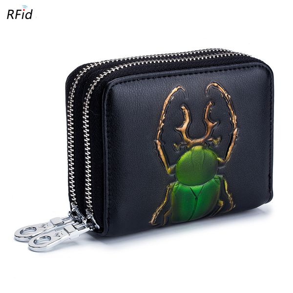 

womens wallet cow leather cards credit card holder case wallet business card package womens handbags sale, Red;black