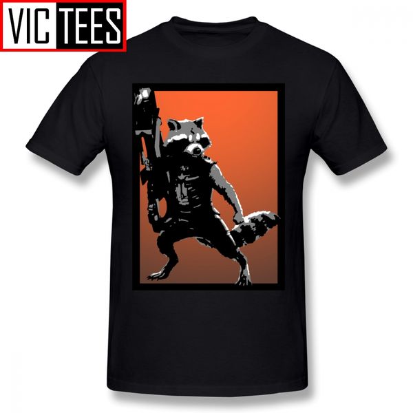 

mens rocket raccoon t shirts rocket racoon t-shirt cotton tee shirt graphic beach 5x fun men tshirt
