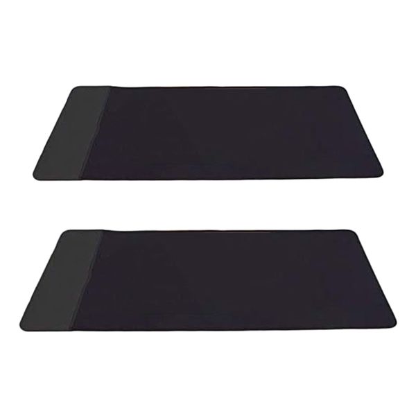 

supersized desk pad with wireless charging non-slip rubber base computer keyboard pad mat