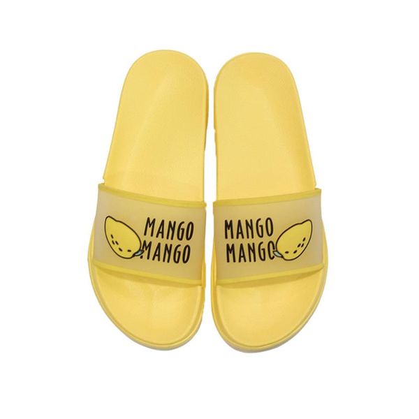

new style summer slippers shoes women cute fruit jelly color transparent open toe flip flops clear outdoor beach slides sandals, Black
