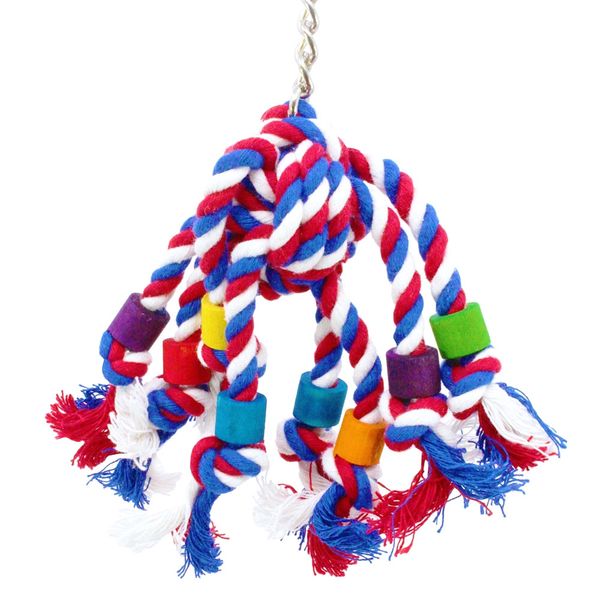 

bird cage hanging accessories pet training with hook chew toy bird perch durable