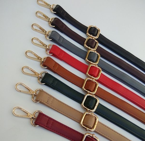 

fashion detachable bag handle replacement bags strap women pu leather shoulder parts handbag belts strap bag accessories, Black