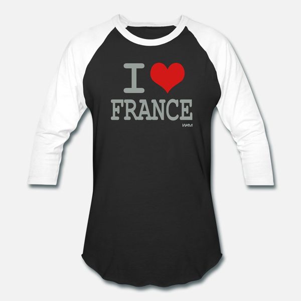 

i love france by wam t shirt men personalized 100% cotton euro size s-3xl vintage fit basic summer pictures shirt