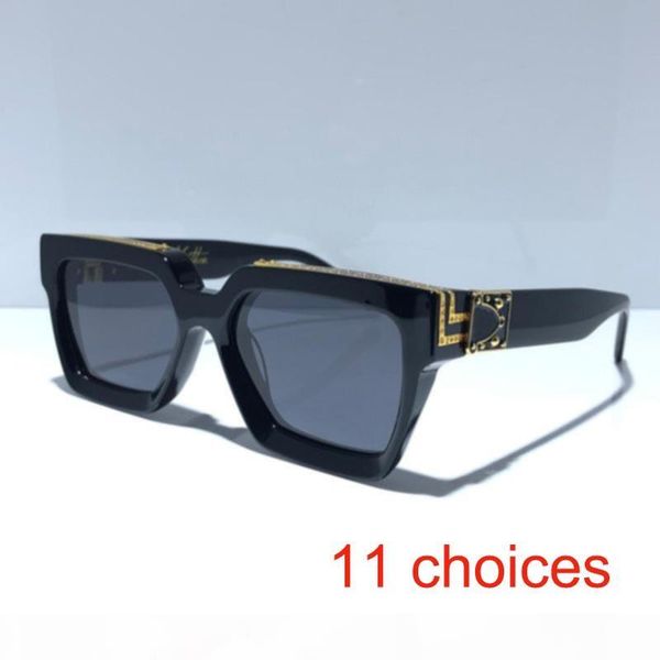 

luxury millionaire sunglasses mens vintage designer 1165 1.1 sunglasses for shiny designer sun glasses sell gold plated 96006 l1, White;black