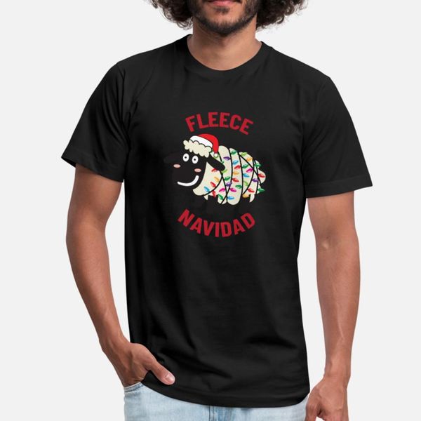 

fleece navidad t shirt men printed short sleeve s-3xl novelty fit authentic summer original shirt