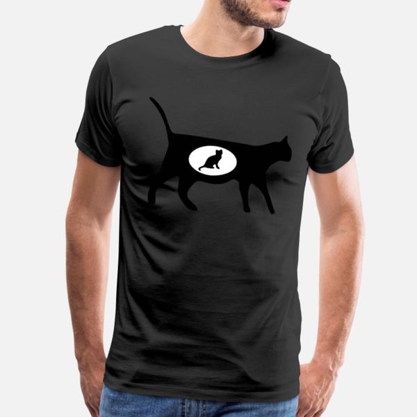 

elegant cat icon art t shirt men print tee shirt o-neck unique interesting funny summer style pictures shirt
