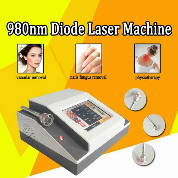 

special sale multifunction 980nm laser diode machine vascular removal physiotherapy equipment nail fungus laser device beauty equipment, Black