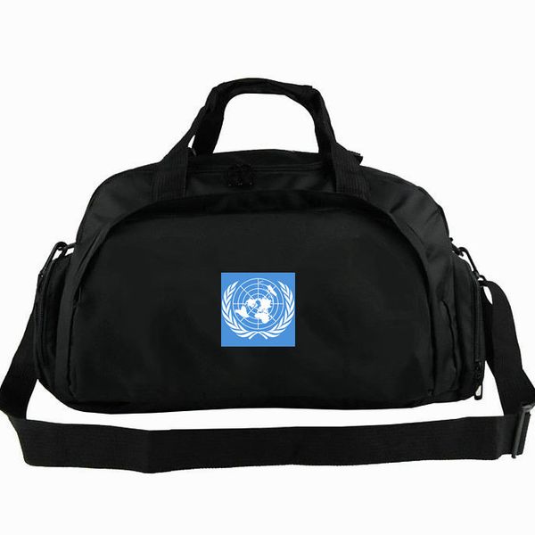 mundo Novo- tote bandeira 2 vias utilização de mochilas bandeira ombro bagagem de viagem duffle Pack Sport estilingue