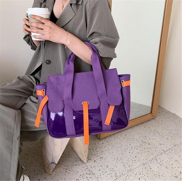 

2020 Fashion Large Capacity New Fashion Versatile Shoulder Cross Body Bags Canvas Tote Bag 4colors PH-CFY20051943