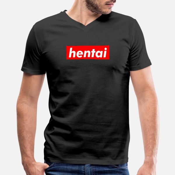 

hentai anime logo t shirt men knitted cotton s-3xl natural cute casual spring autumn leisure shirt