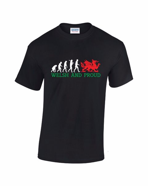 

2019 summer t-shirts for men t-shirt clothes welsh and proud dein rugbyer cardiff england tee t shirt homme