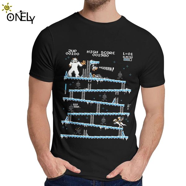 

donkey t-shirt casual o-neck popular man's game donkey kong retro us size s-6xl big size short sleeve