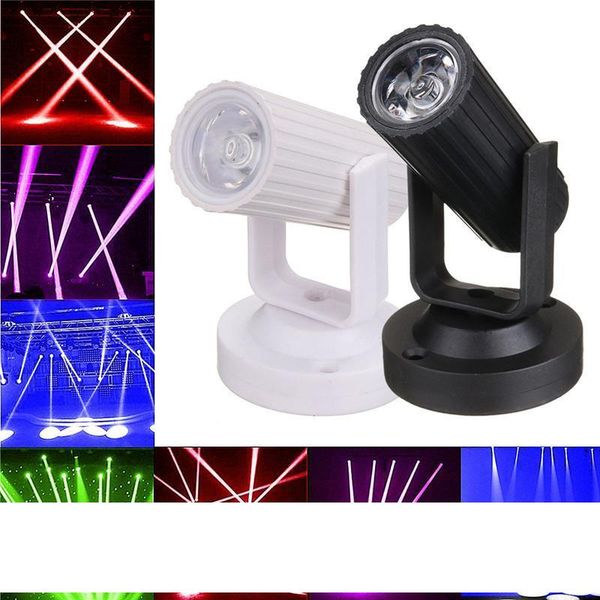 

rgb blue red white led beam spotlight stage light mini 3w for dj disco bar ktv party stage lighting effect ac110-220v