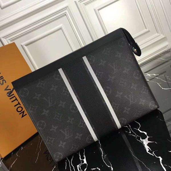 

ales men's travel toiletry pouch 27 cm protection makeup clutch women genuine leather waterproof cosmetic bags for women, Black