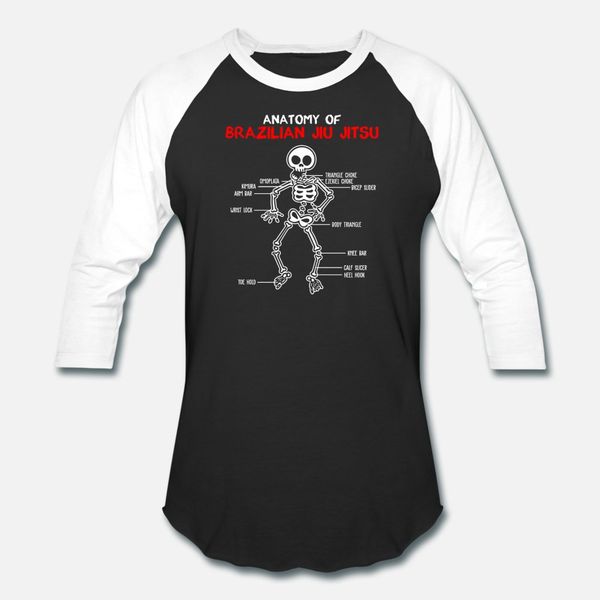 

mma grappling gift anatomy of bjj brazilian jiu t shirt men character short sleeve round collar unique fitness building vintage shirt