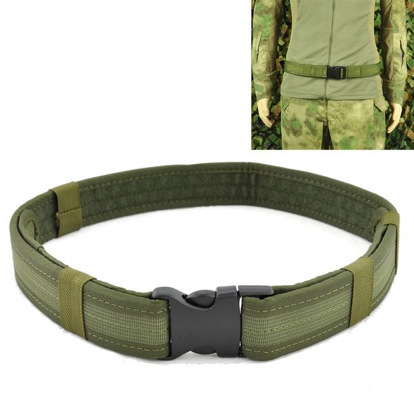 

wespo 1.5inch 38mm police security heavy duty belt tactical combat gear utility nylon adjustable belt for men's pants, Black;green