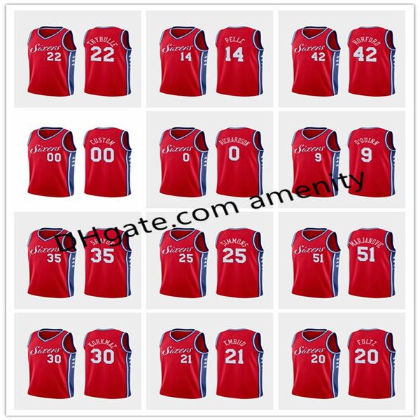 

custom 76ers philadelphia 33 harris 21 embiid 22 thybulle 25 simmons basketball jerseys tobias joel ben matisse statement jersey, Black