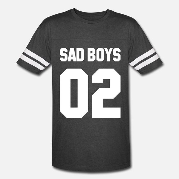 

sad boys t shirt men designing 100% cotton o neck vintage fit comfortable summer style vintage shirt