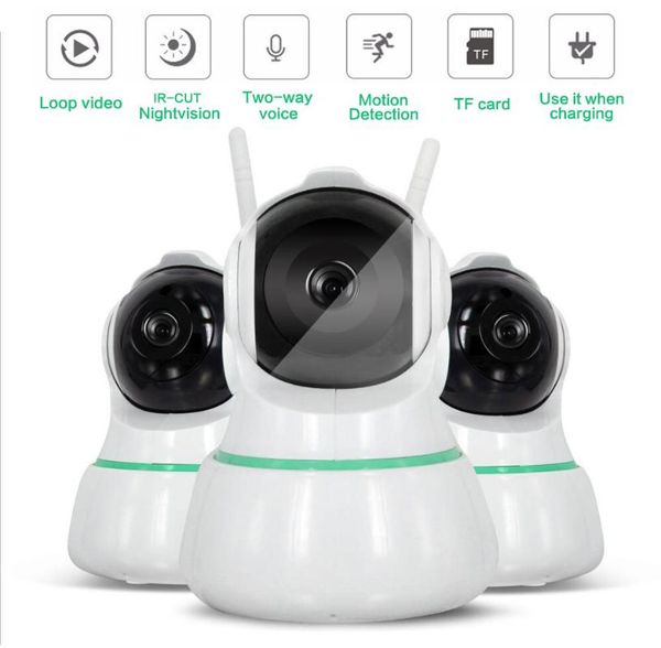 

cameras 1080p 360 degree fisheye wireless panoramic ptz ip camera ir-cut night vision two way audio cctv baby monitor 1920*1080