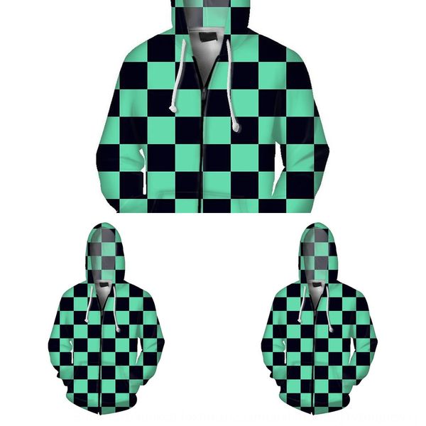 

new popular japanese ghost sweater sweaterkilling blade series kitchen door charcoal zhilang same 3d sweater cosplay animation hooded mz3ob, Black