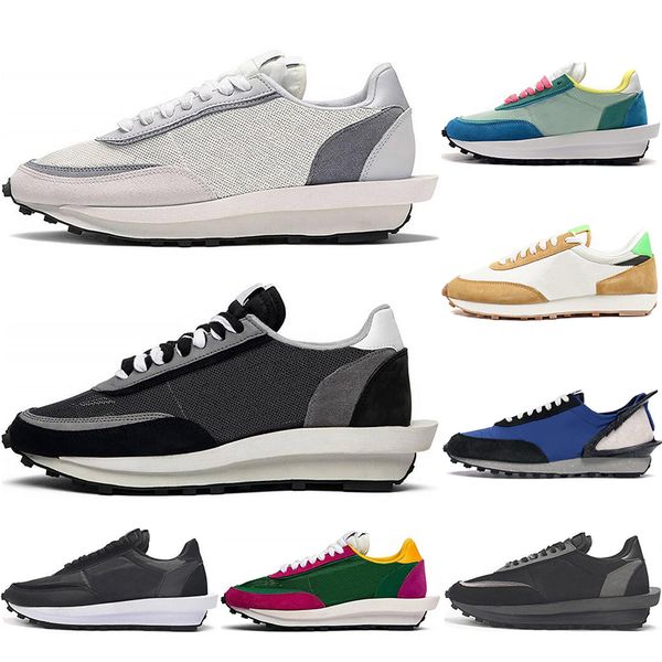 

лучшего качество 2020 daybreak ldv вафельная мужчины женщина бег спортивной обуви undercover черного белого varsity голубого сосны зеленый м