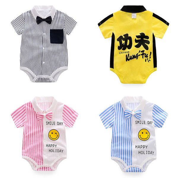

Baby Kung Fu One-Piece Suit Baby Summer Thin Triangle Jumpsuit Newborn Cool Onesie Newborn Clothing